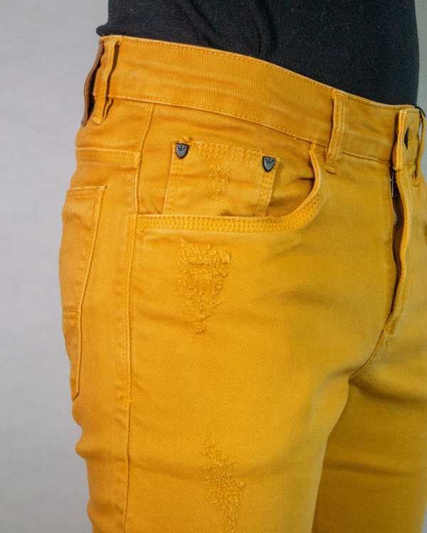 CALÇA JEANS MASCULINA MOSTARDA DOCTHOS Nº38 - Imagem 7