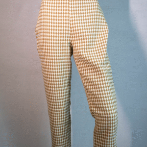 CALCA FEMININA FLOR DE LIS SLIM ALFAIATARIA BEGE PALHA P