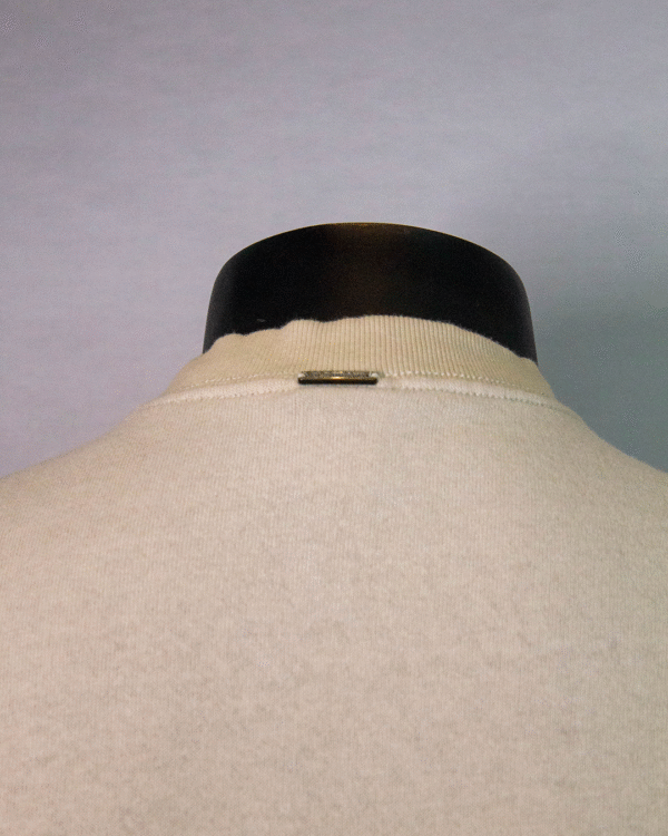 CAMISA SLIM GOLA ALTA MC BEGE LINHO DLZ NºG - Imagem 4
