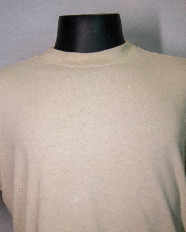 CAMISA SLIM GOLA ALTA MC BEGE LINHO DLZ NºG - Imagem 3