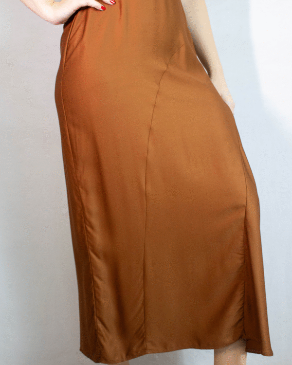 VESTIDO TRITON COR MARROM NºM - Imagem 4